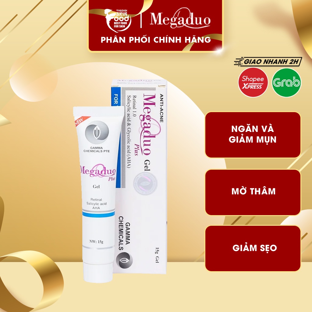 Gel Dưỡng Giảm Mụn Làm Mờ Thâm Mụn Megaduo Anti Acne Gel 15g Shopee