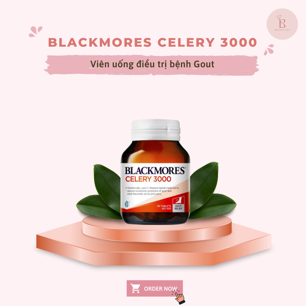 Viên uống phòng và hỗ trợ điều trị Gout Gút Blackmores Celery