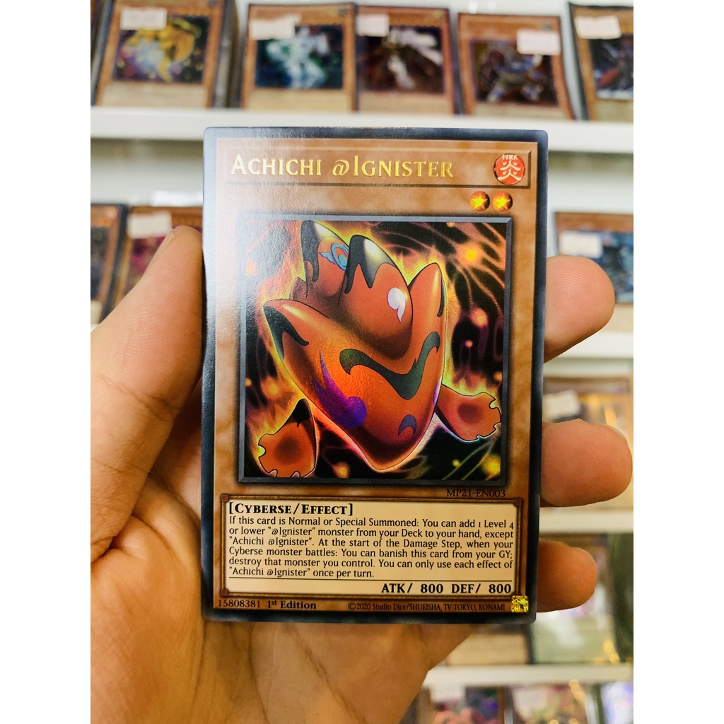 Th B I L Yugioh M Mp En Achichi Ignister Ultra Rare St