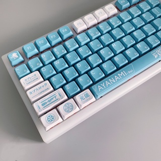 EVA00 PROTOTYPE Keycaps XDA Cấu hình EVA Ayanami Rei Anime PBT Dye Phụ