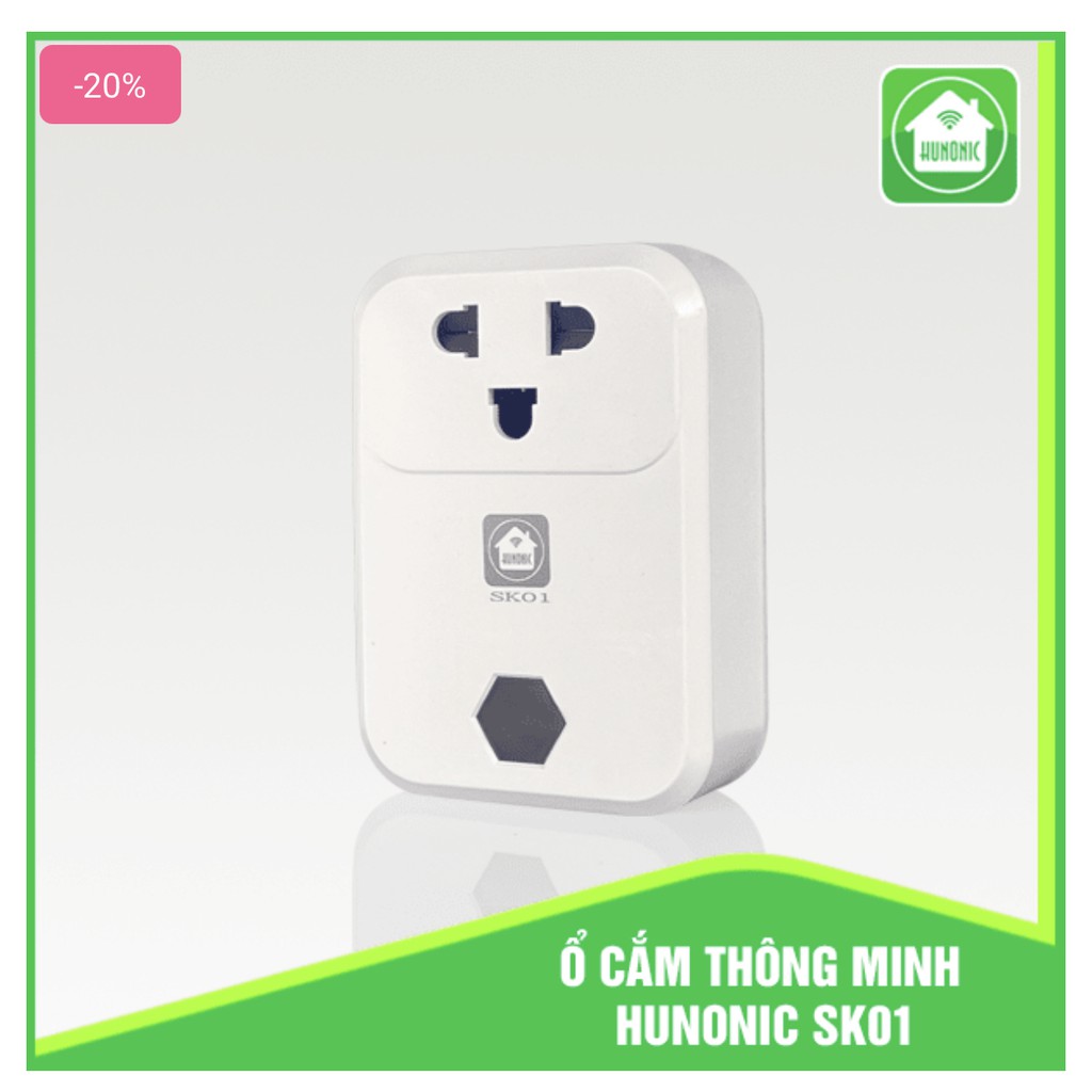 Ổ cắm thông minh Hunonic SK01Điều khiển từ xa qua điện thoại Shopee