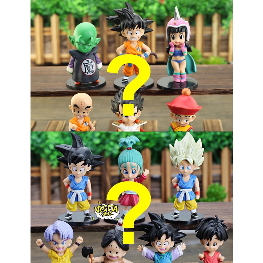 Mô hình Dragon Ball Goku Gohan Goten Vegeta Trunks Bulma Piccolo