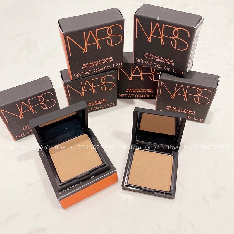 Phấn tạo khối Nars Bronzing Powder Poudre Bronzante màu Laguna minisize