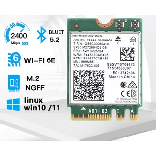 Card Intel Wifi Bluetooth Ax Ax Ax Wifi E Mt K E