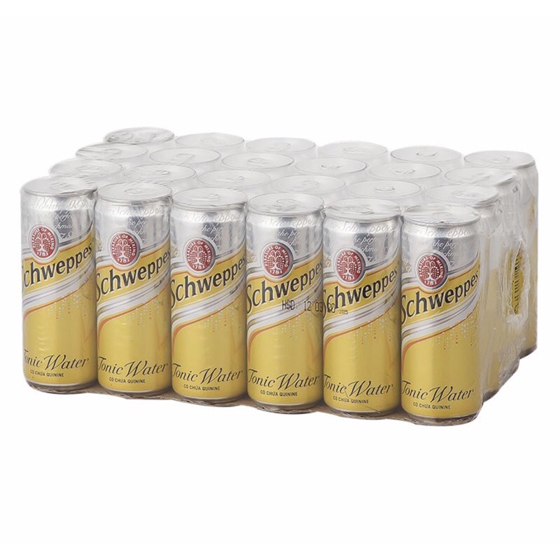 Lốc 24 Lon Nước Soda Schweppes Tonic 320ml Lon Shopee Việt Nam