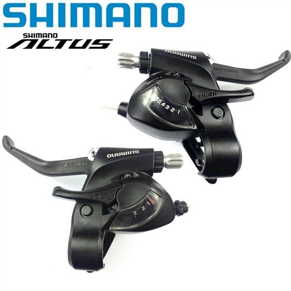 Tay bấm xả Shimano Altus ST EF 41 3 7 21 speed liền phanh chính hãng