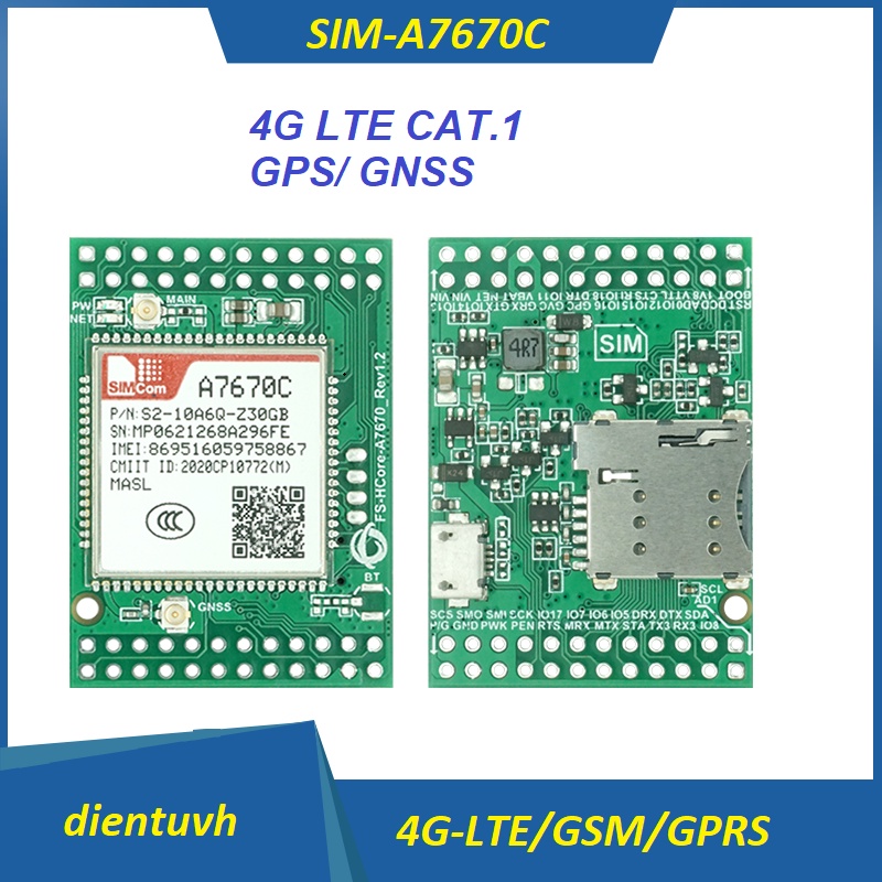 Module Sim G Lte Cat A C Phi N B N C Gps Gnss Thay Th