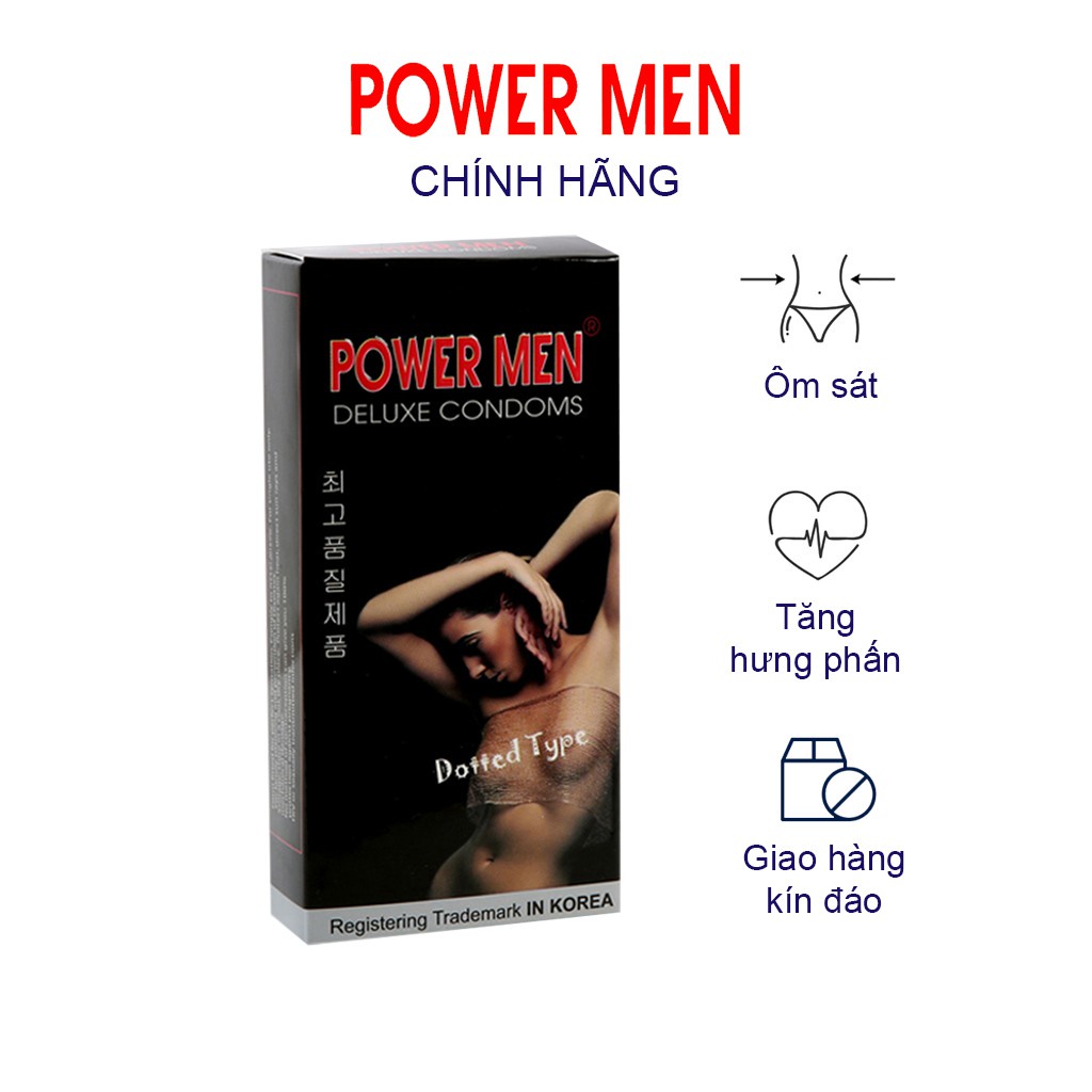 Bao Cao Su Powermen Dotted M S T G N Gai H P Chi C Shopee Vi T Nam