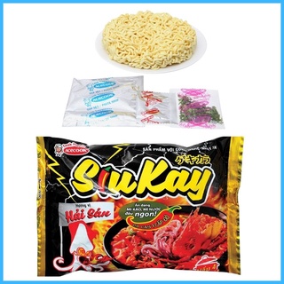 Mì Siu Kay 2 Hương Vị Hải Sản Bò Siu Kay 7 Cấp Độ Thung24 goi1x 128g