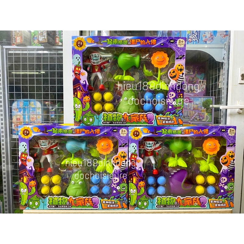 Hộp Đồ Chơi Game Hot Plants vs Zombie hoa quả nổi giận cây ăn thịt