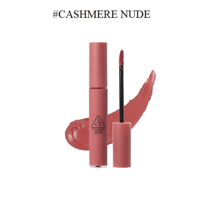 Son 3CE Cashmere nude thuộc phiên bản Velvet lip tint màu Hồng nude