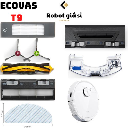 PHỤ KIỆN ROBOT ECOVAS DEEBOT T8 T9 max power quốc tế Shopee