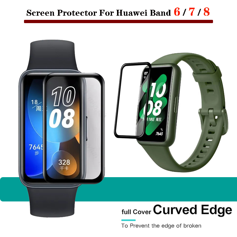 3 5 Chiếc 3D PMMA Bảo Vệ Màn Hình Bảo Vệ Toàn Diện Cho Huawei Band 9