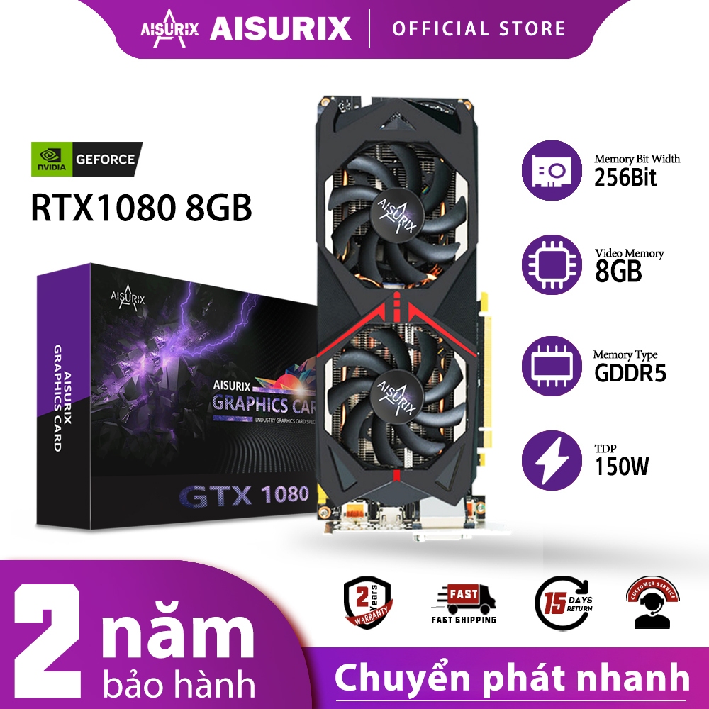 Aisurix Card M N H Nh Gtx Gb Gaming Vga Gddr X Gpu Shopee Vi T Nam