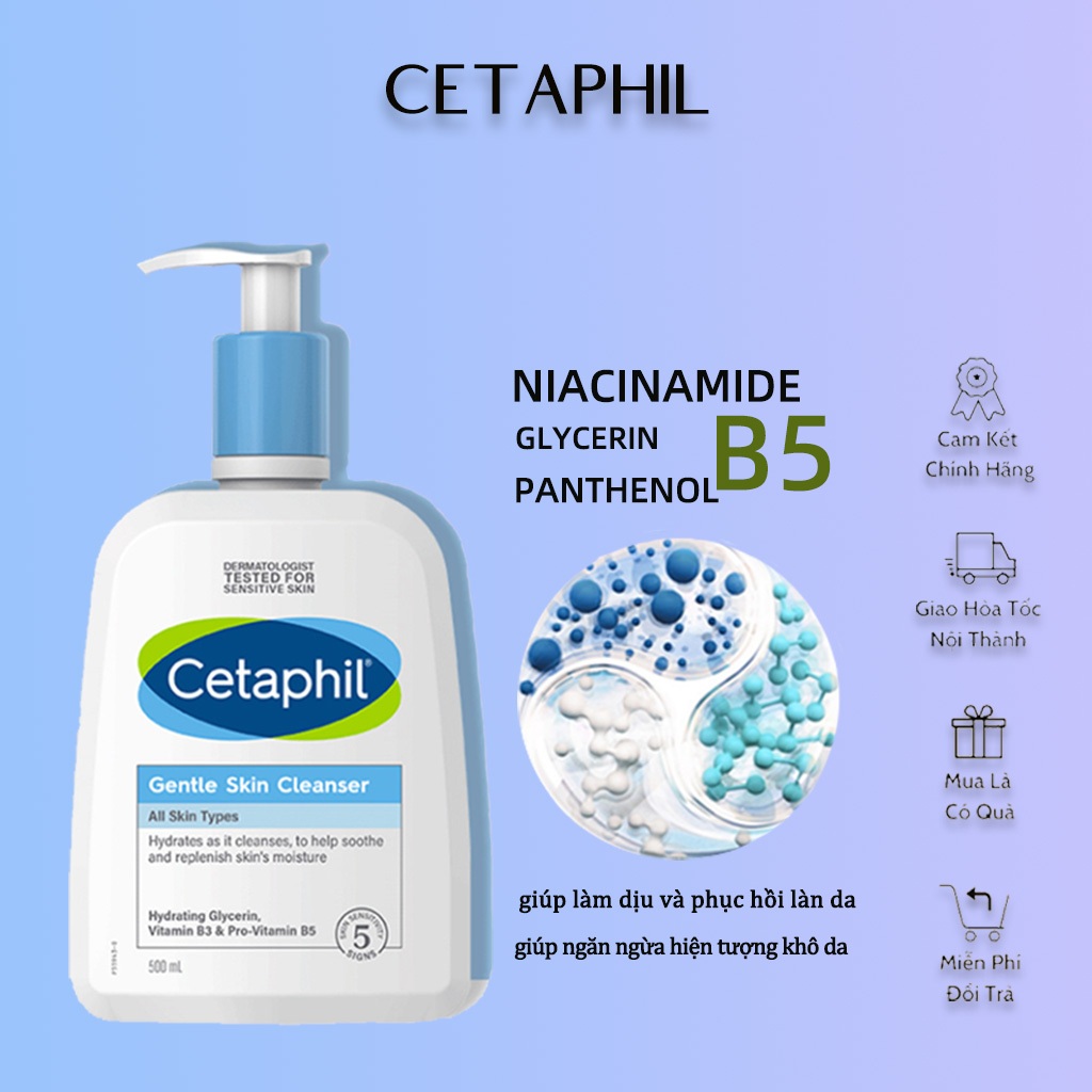 Cetaphil S A R A M T D U L Nh Cho Da Nh Y C M Cetaphil Gentle Skin