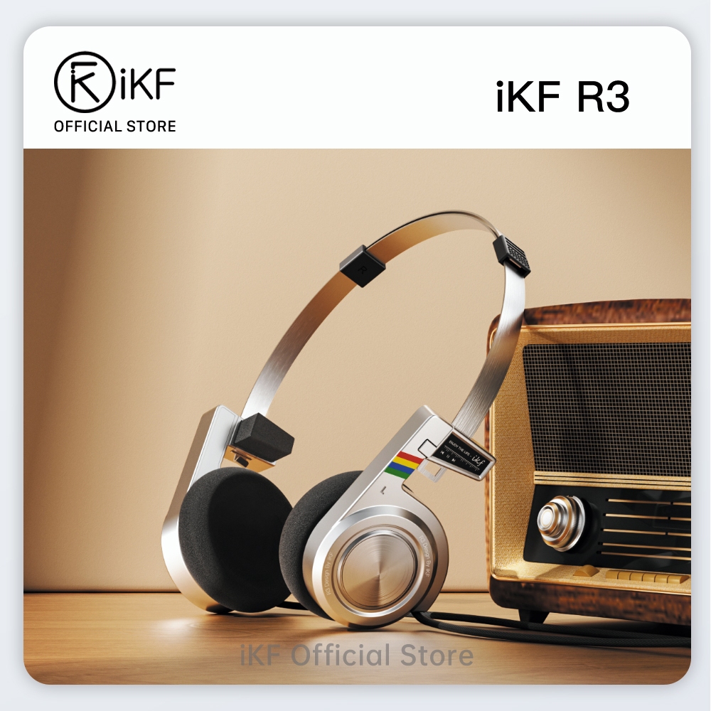 Tai nghe iKF R3 Retro On Ear Tai nghe Bass sâu có chế độ nhiều điểm