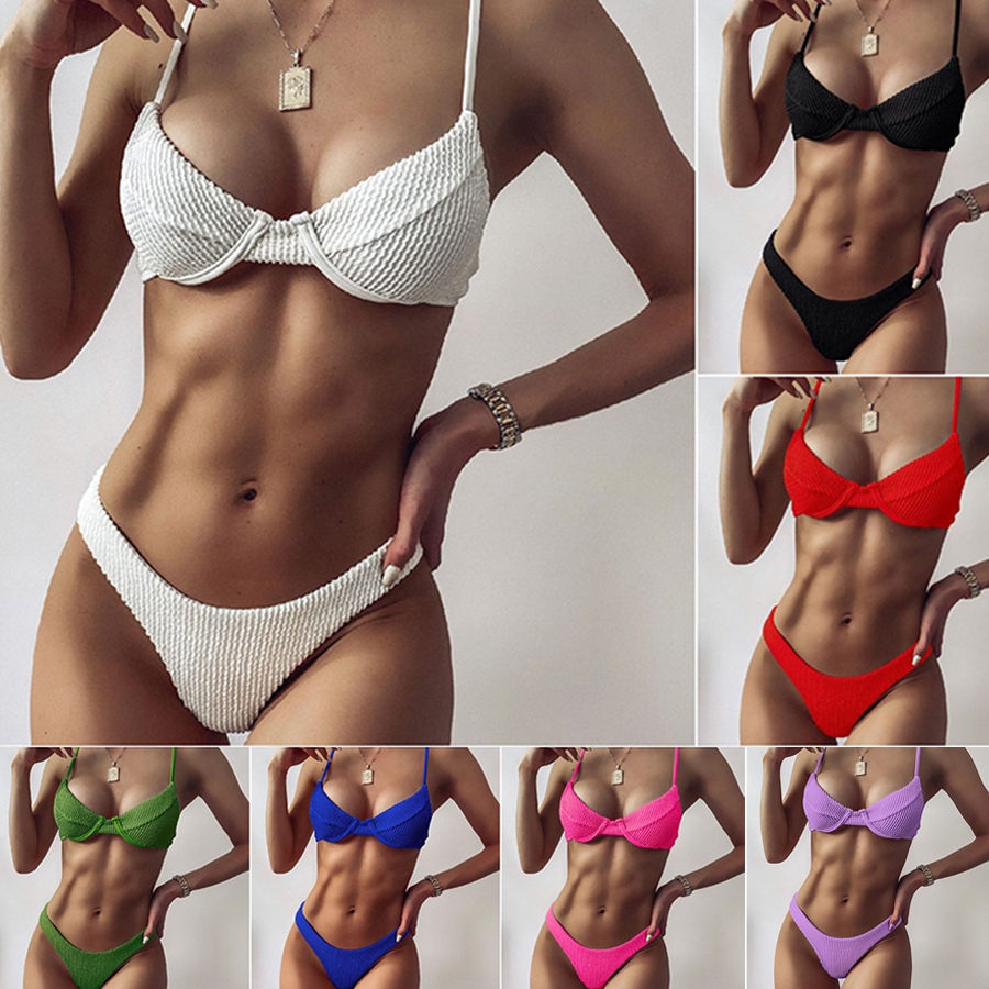 Bộ Bikini 2 Mảnh Quyến Rũ Cho Nữ Có 6 Màu Shopee Việt Nam