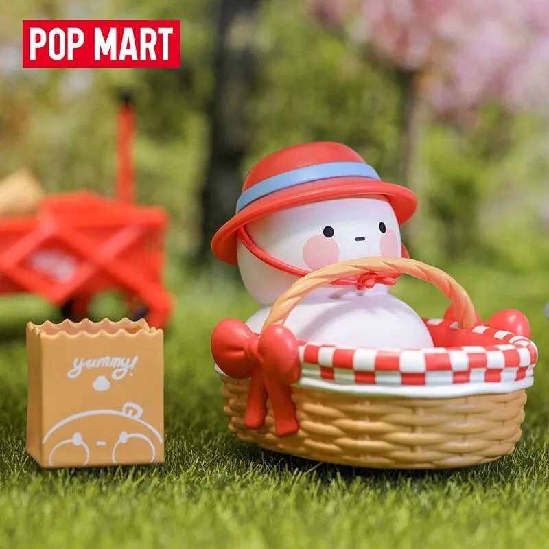 Pop MART BOBO COCO Go Comping Series Nhân Vật Hành Động Trang Trí Máy