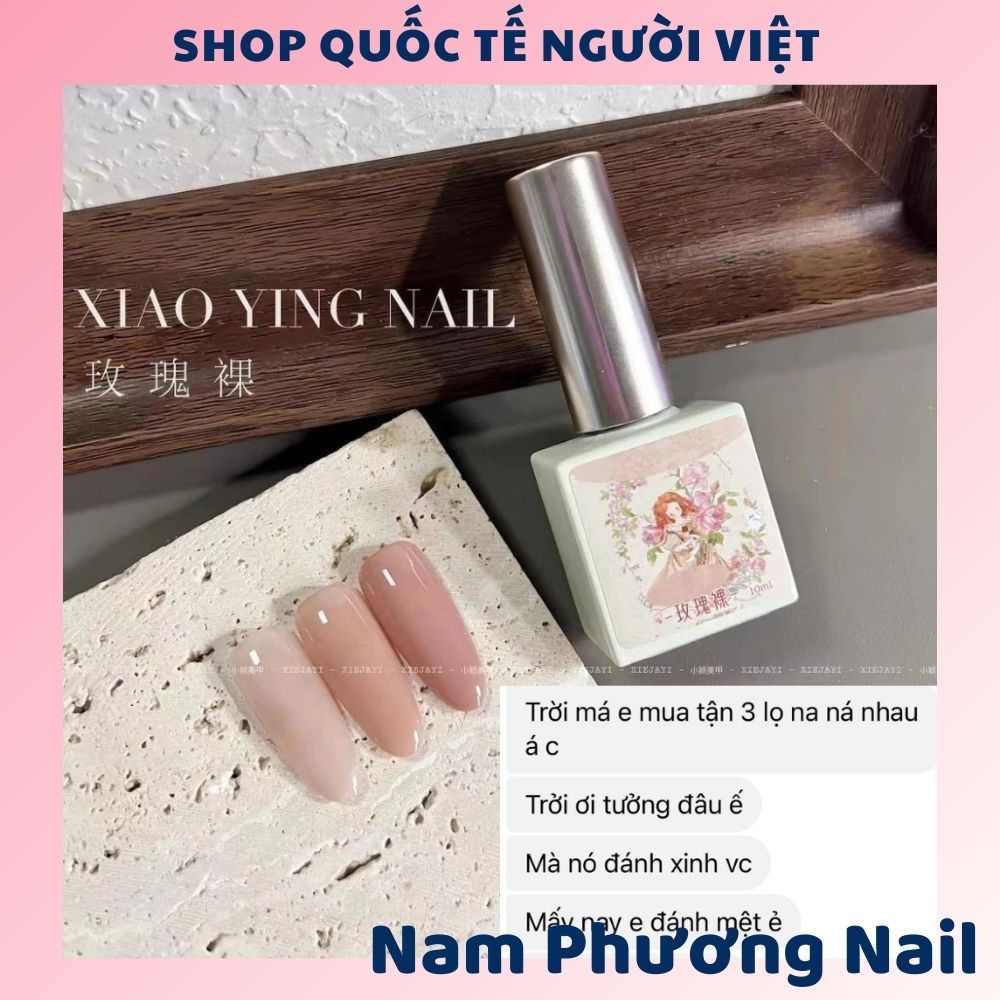 Sơn GEL XEIJIAYI màu hồng nude mẫu mới Shopee Việt Nam