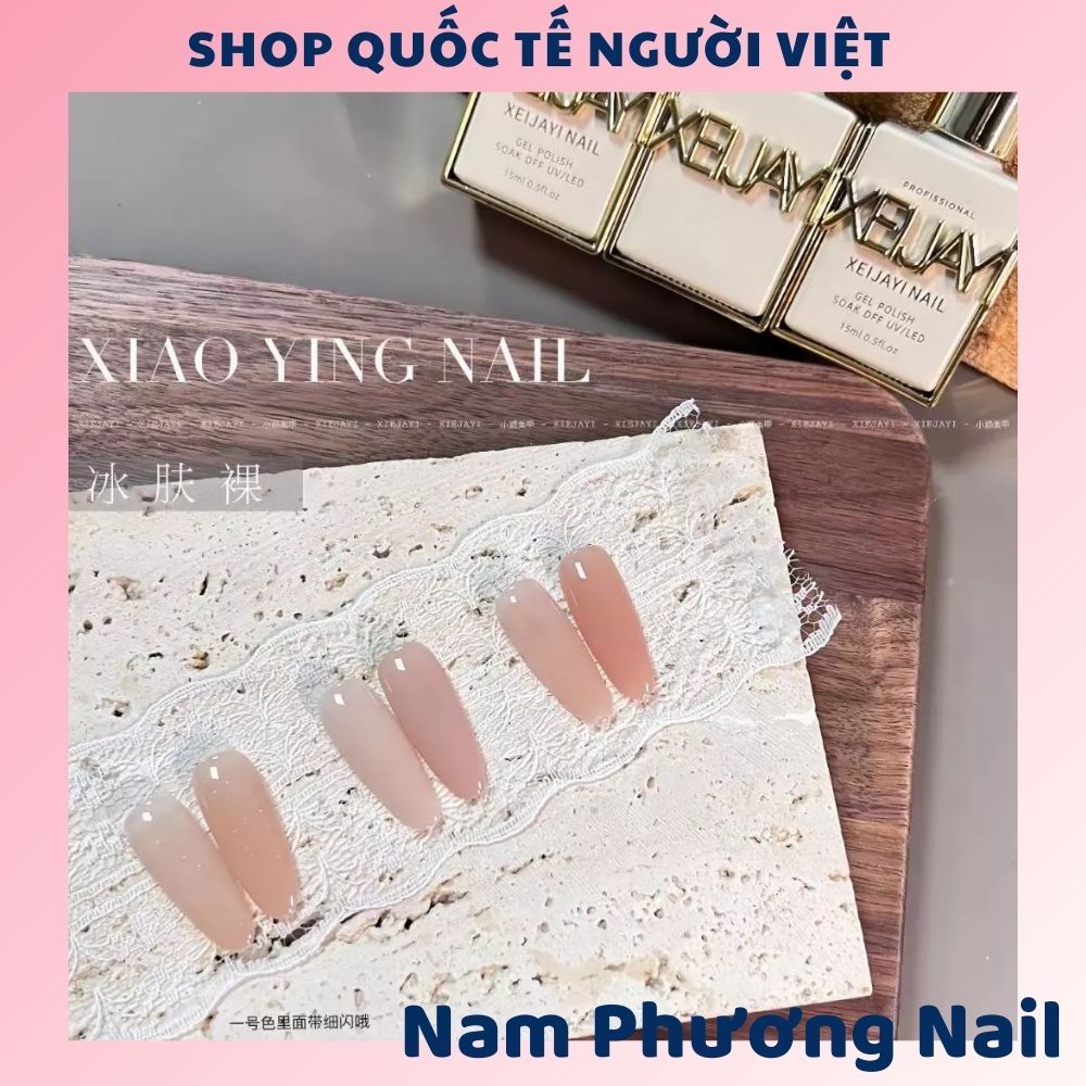 Sơn Xeijiayi màu nude mẫu chai mới sang trọng chai ml Nam Phương