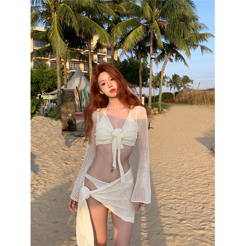 U Gonna S Bikini áo tắm người phụ nữ Bikini beachwear Set Tay áo dài