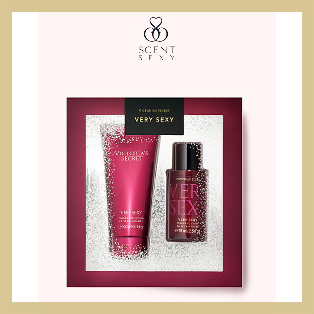 Bộ quà tặng Victoria s Secret Gift Set Very Sexy 2 Món Shopee