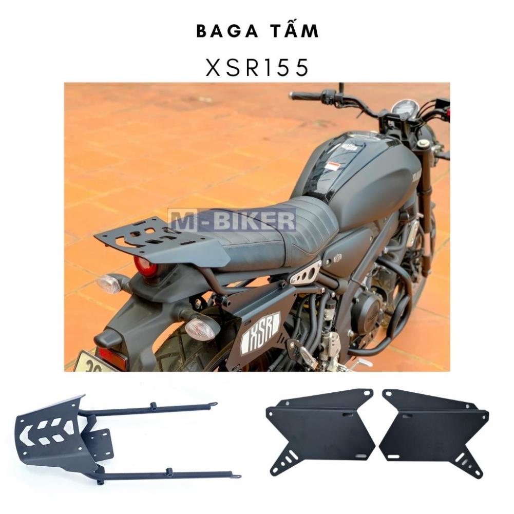 Baga XSR155 Yamaha có vị trí gắn ốp hông và túi treo hông ốp chắn bùn