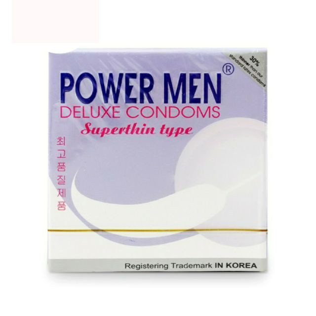 Bao Cao Su Power Men Deluxe Condoms C I Ch Nh H Ng Shopee Vi T Nam