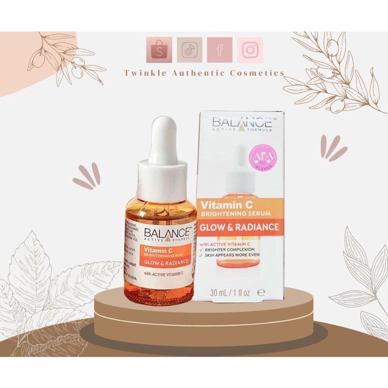 Serum Balance Active Formula Vitamin C Brightening Shopee Vi T Nam