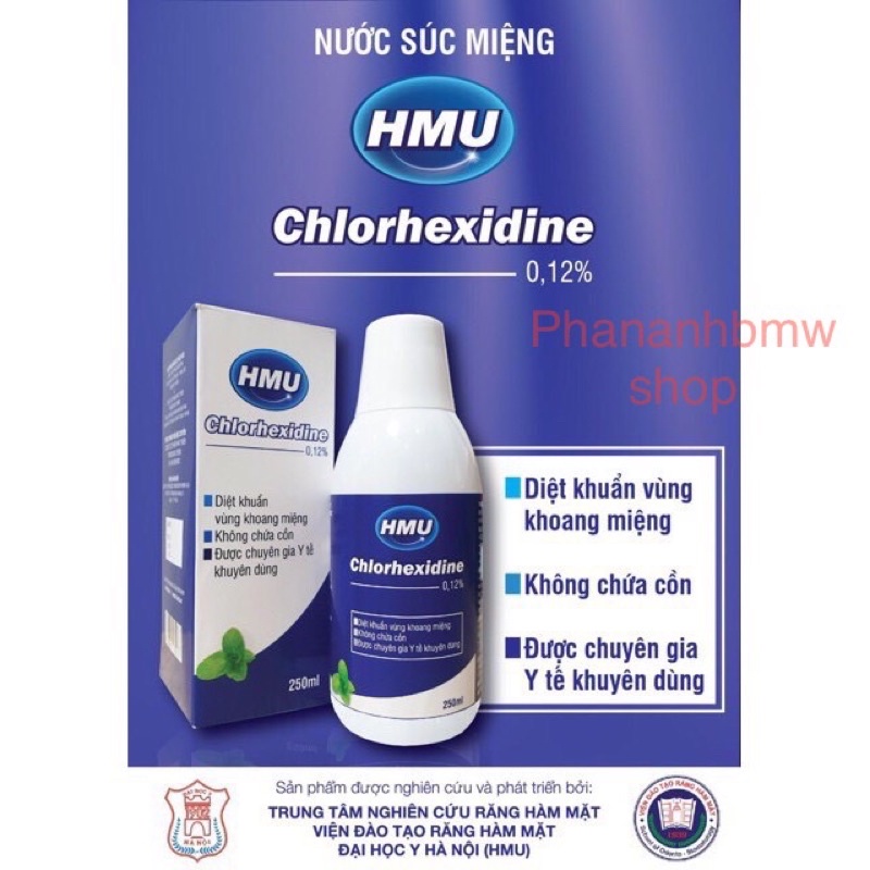 Nước súc miệng HMU ĐẠI HỌC Y HÀ NỘI Shopee Việt Nam