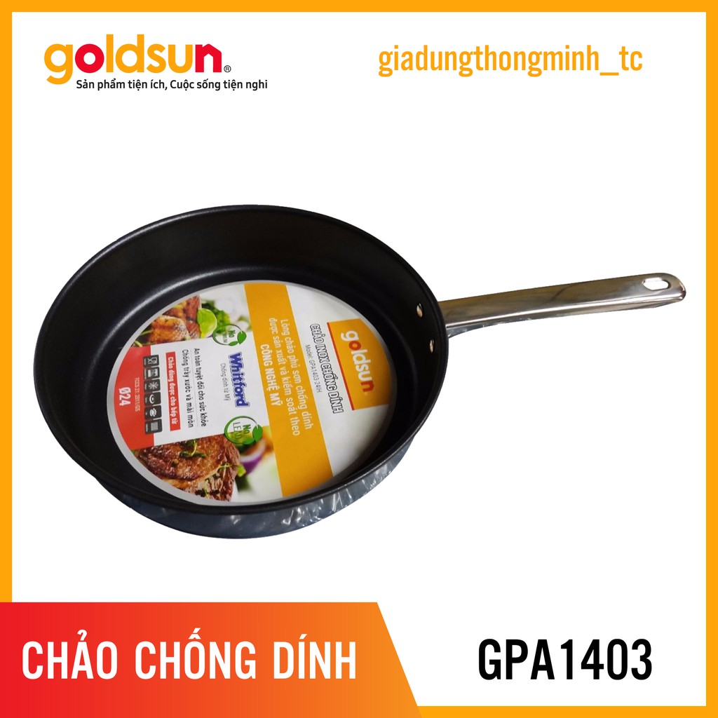 Chảo đáy từ Goldsun GPA1403 Sơn chống dính công nghệ Mỹ Shopee Việt Nam