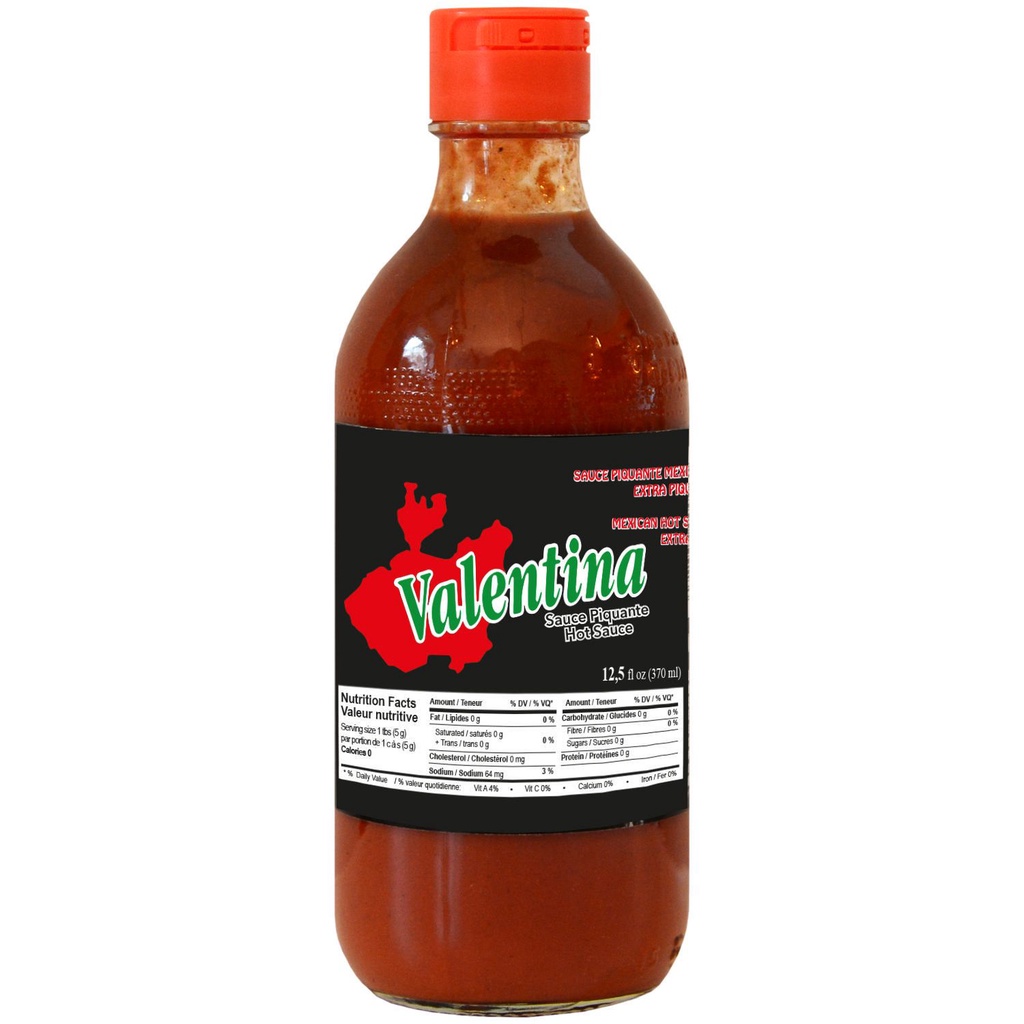 Sốt Cay Valentina Salsa Picante Mexican Extra Hot Sauce Black Chai