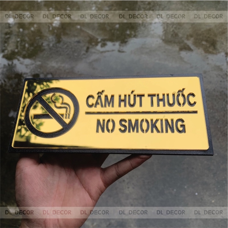 Bảng cấm hút thuốc no smoking Shopee Việt Nam