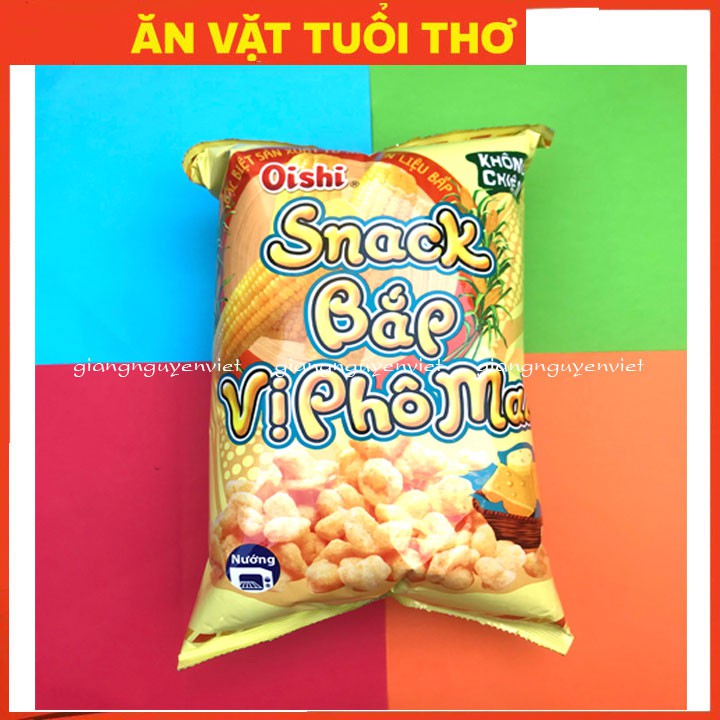 Bim bim snack Oishi Bắp Vị Phô Mai 68g Siêu to khổng lồ Shopee Việt Nam