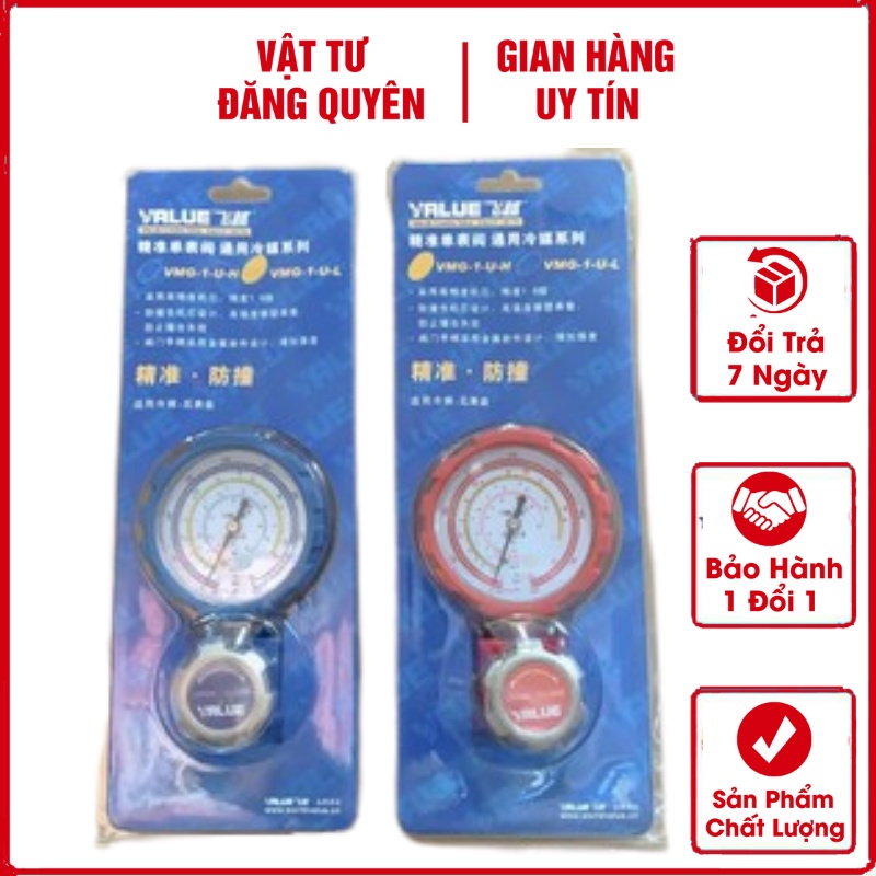 Đồng Hồ Gas Đơn VALUE Đồng Hồ Nạp Gas Lạnh Đơn VALUE Thấp Áp Cao Áp