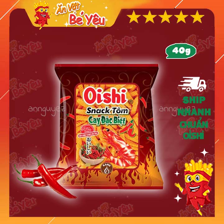 Bim bim Oishi snack tôm cay đặc biệt 32g Shopee Việt Nam