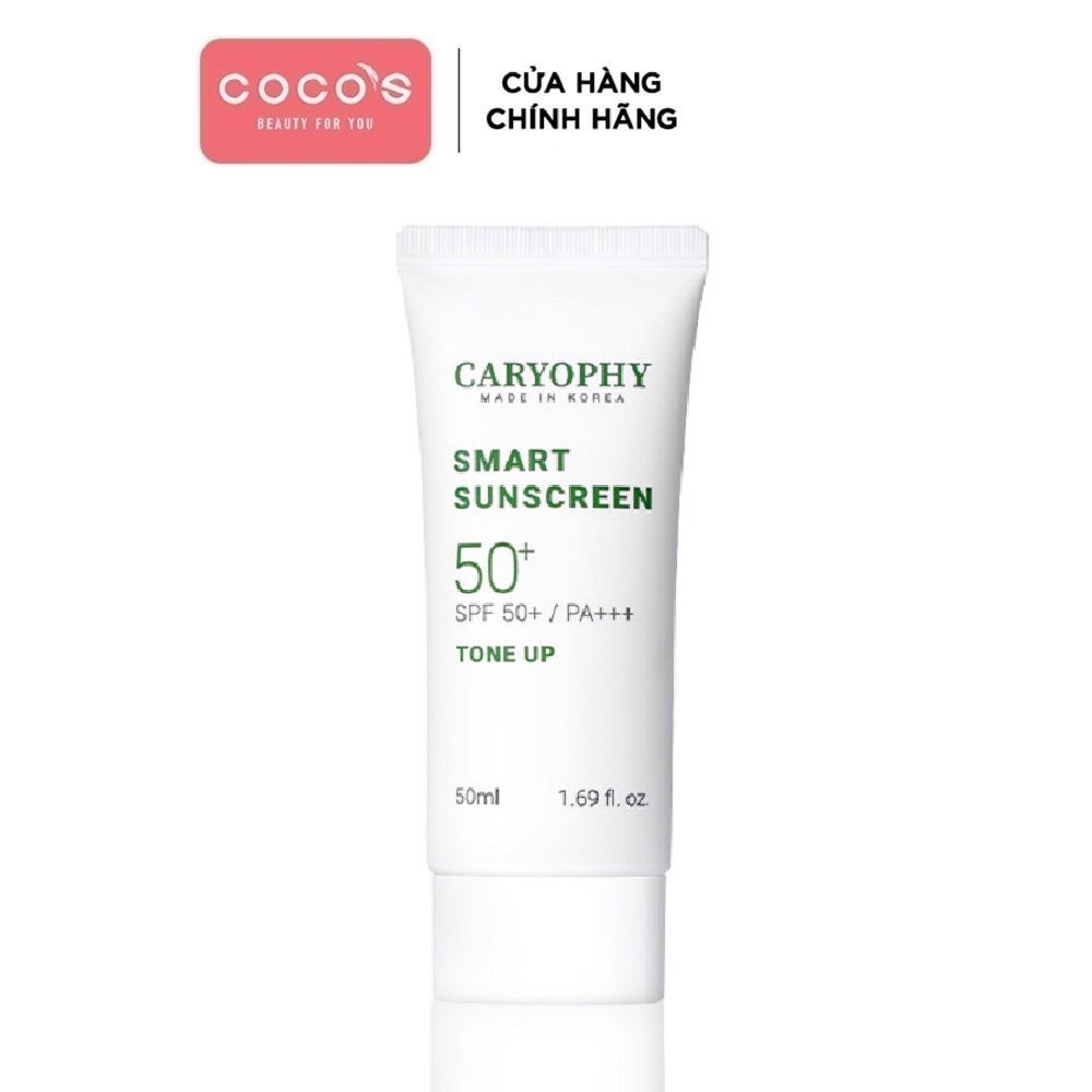 Kem Chống Nắng Phục Hồi Da Tổn Thương Caryophy Smart Sunscreen Tone Up