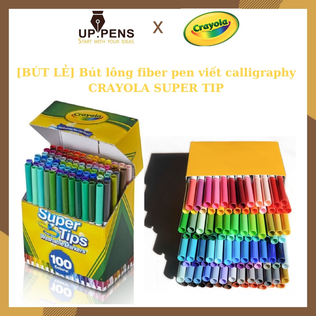 B T L B T L Ng Fiber Pen Vi T Ch Calligraphy Crayola Super Tips