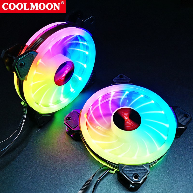 Qu T T N Nhi T Fan Case Coolmoon V Led Rgb Version Ng B