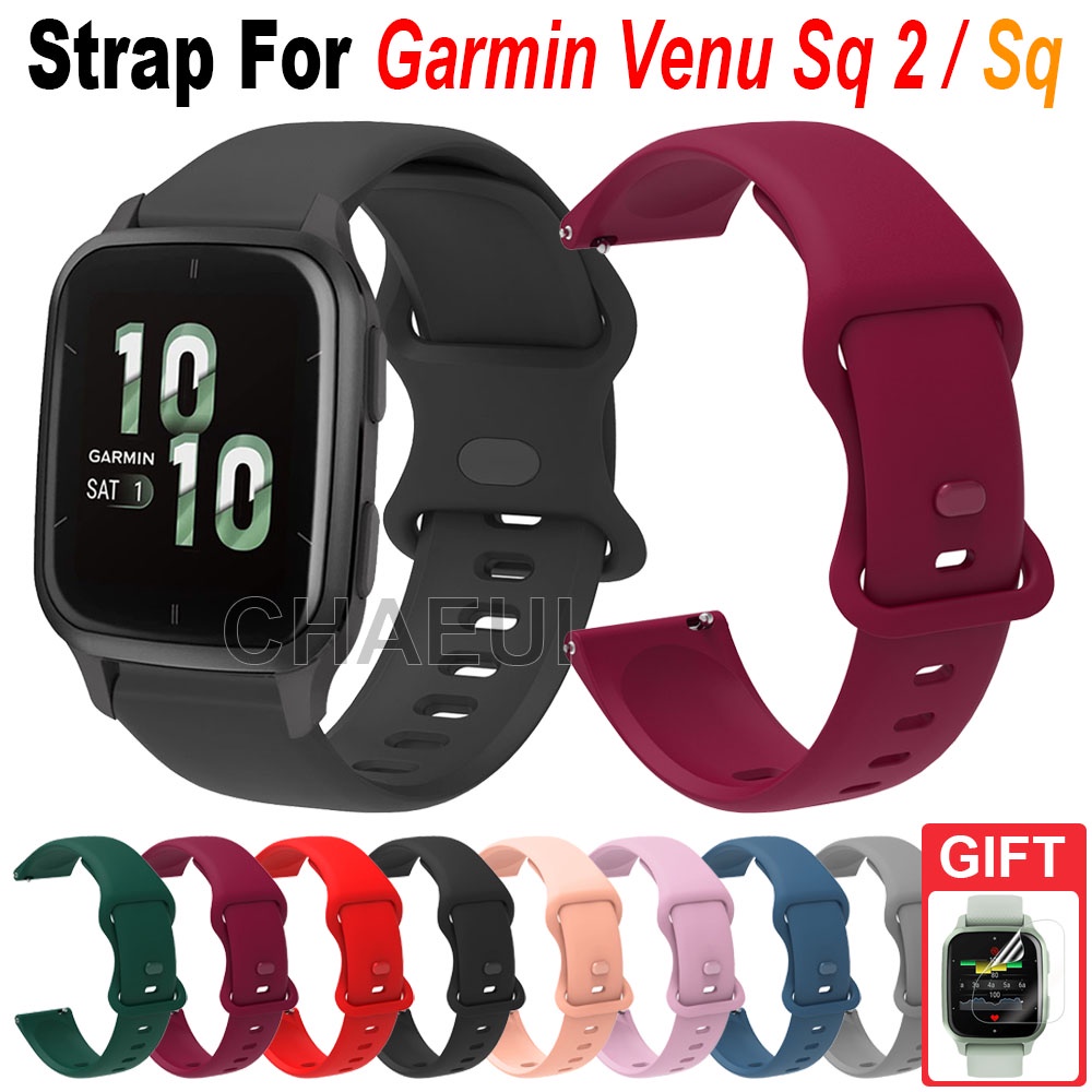 D Y Eo Silicone Thay Th Cho Ng H Th Ng Minh Garmin Venu Sq Sq