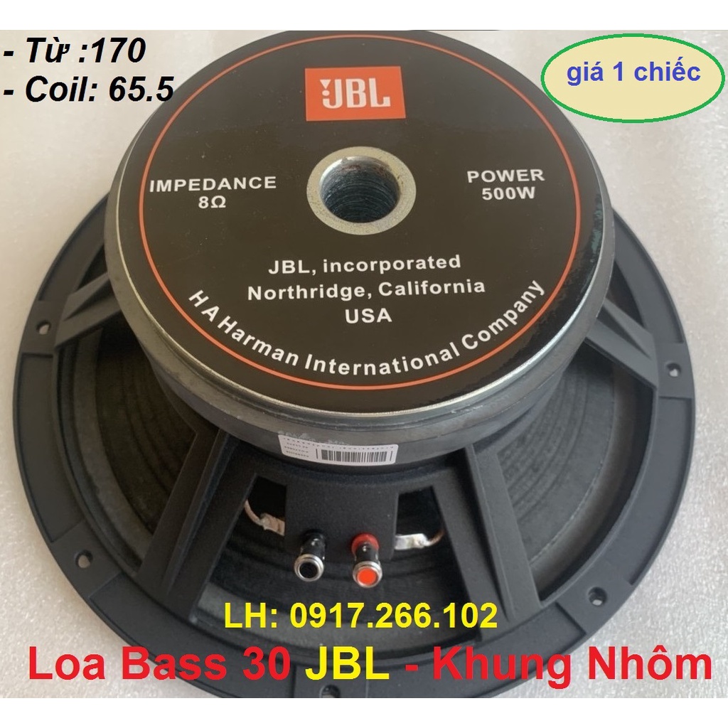 Loa Bass 30 JBL Khung Nhôm Từ 170 Coil 65 5mm Tiếng Sáng bass căng