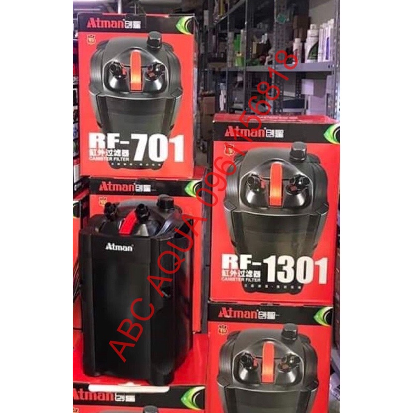 Máy lọc thùng bể cá Atman RF 501 701 1001 1301 Shopee Việt Nam