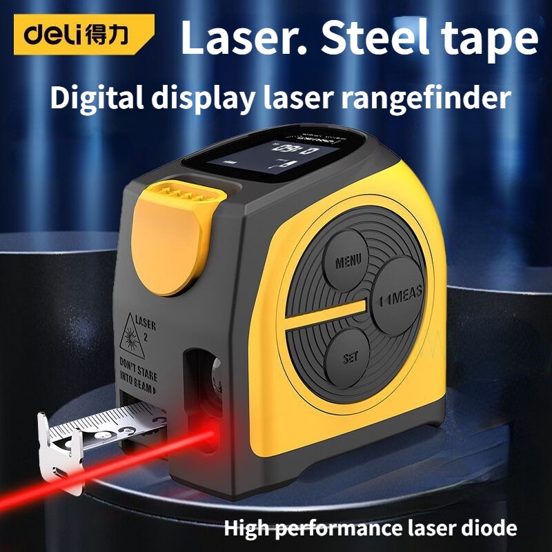 Thước Dây Laser Đo Khoảng Cách Điện Tử Xiaomi Deli 40m Shopee Việt Nam