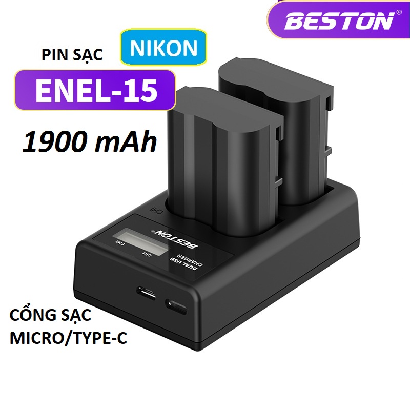 B Pin Enel Mah S C Beston D Ng Cho M Y Nh Nikon D D