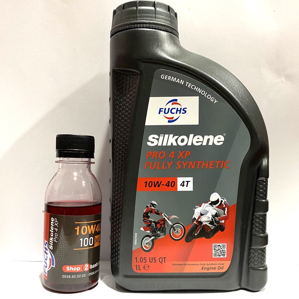 Nhớt Fuchs Silkolene Pro 4 10W40 XP 100ml 320012 Shopee Việt Nam