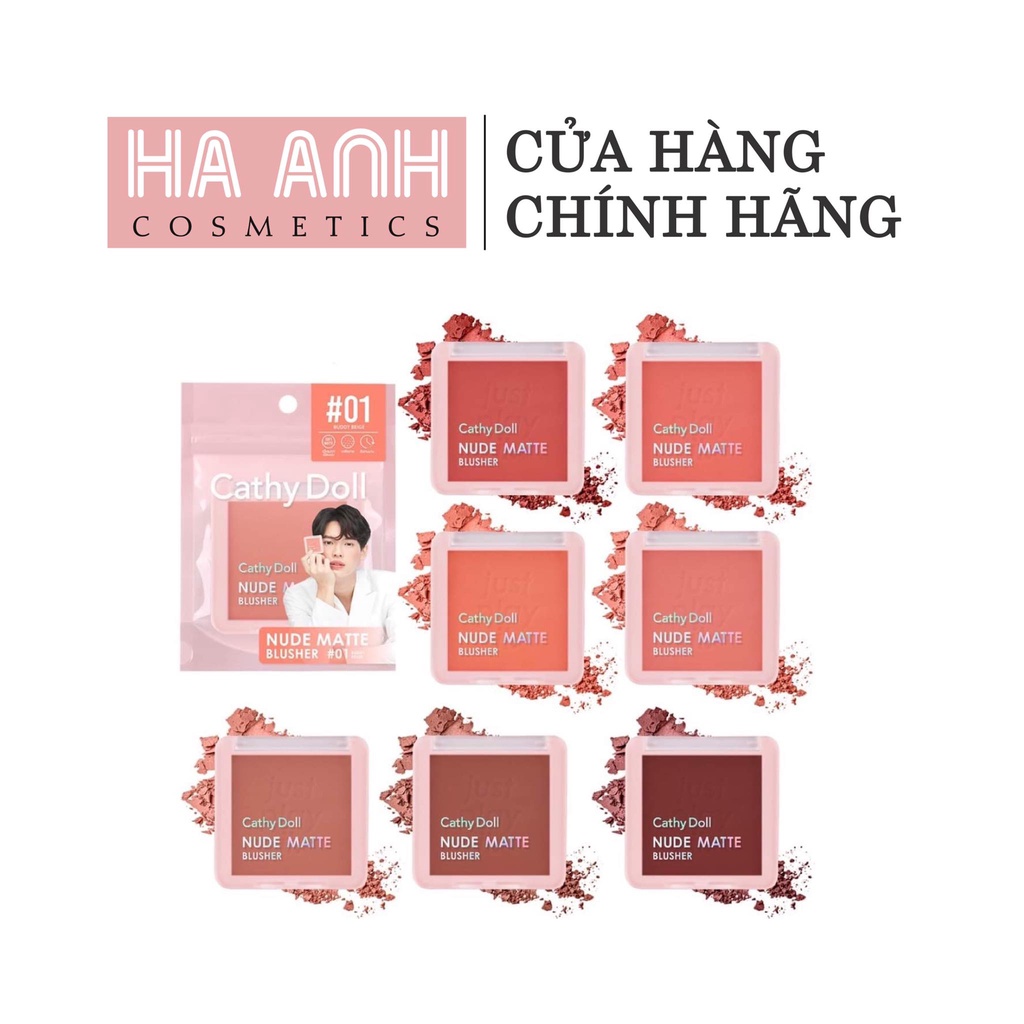 Ph N M H Ng Cathy Doll Nude Matte Blusher G Shopee Vi T Nam