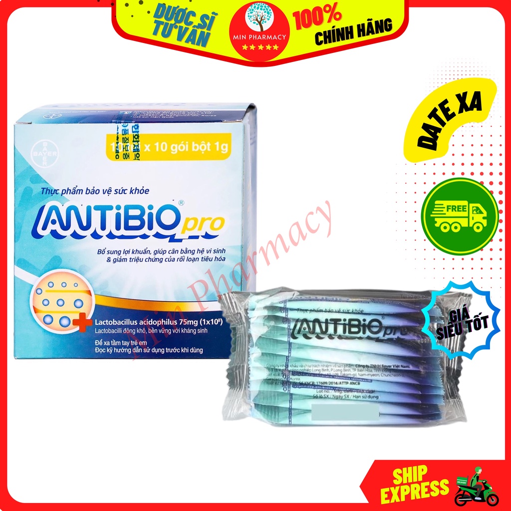 Túi 10 gói Men vi sinh ANTIBIO Pro bổ sung lợi khuẩn Shopee Việt Nam