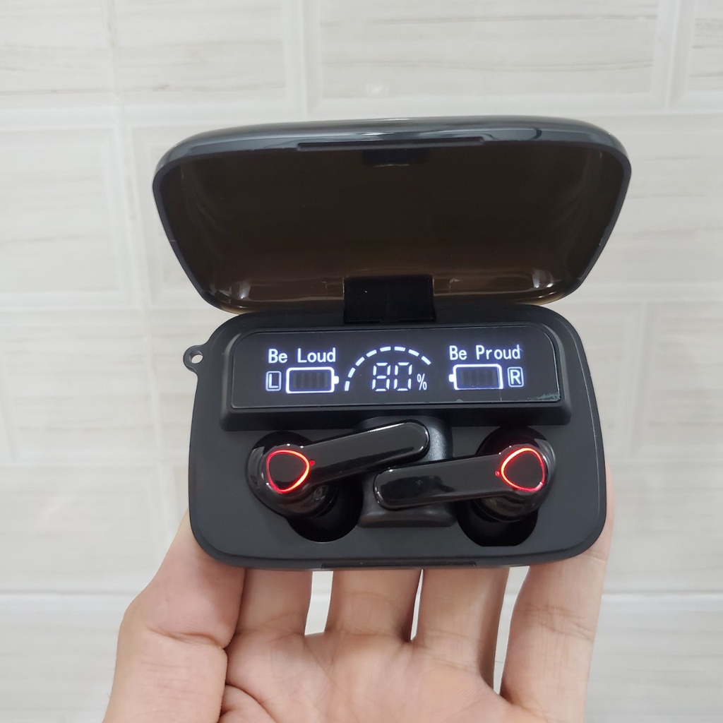 Tai nghe Bluetooth M19 Cảm ứng thông minh Chống ồn Bass mạnh Pin trâu