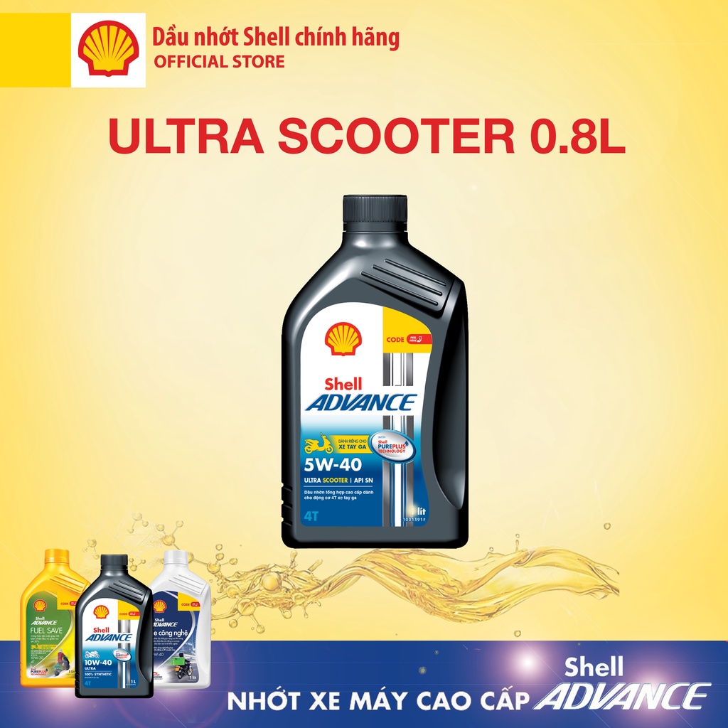 Xe Ga L D U Nh T Cao C P T Shell Advance Ultra Scooter W Sn