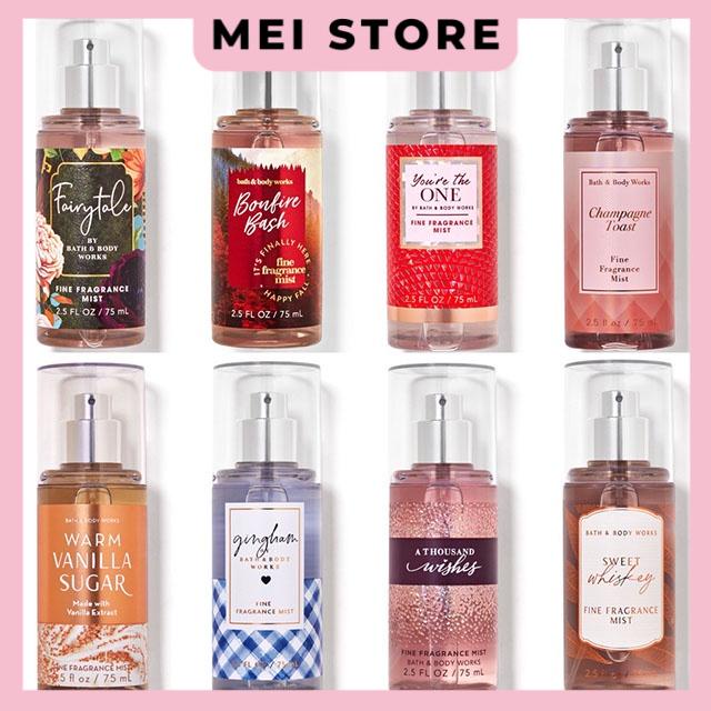 Xịt Thơm BODY MIST BBW Mini Travel Size 75ML Shopee Việt Nam